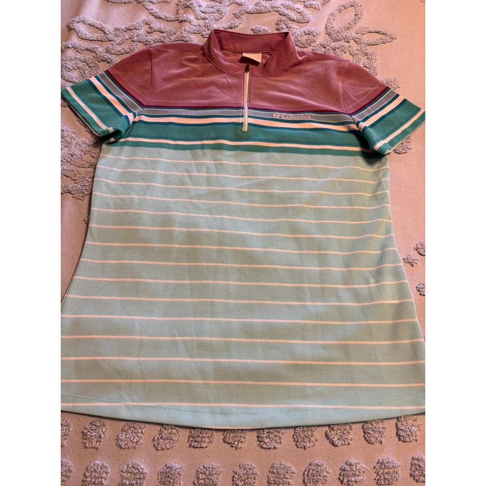 Columbia 1/4 zip Polo Sz Large